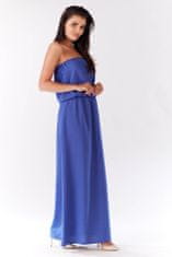 Infinite You Dámske maxi šaty Elizabeth M135 nebesky modrá S