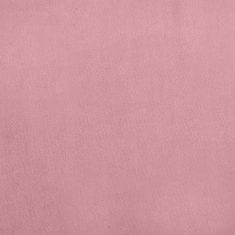 Vidaxl Pelech pre psa, ružový 70x45x30 cm, zamat