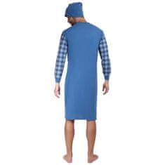Foltýn Pánska nočná košeľa modrá nadrozmer (FNKN11) - veľkosť 6XL