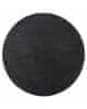 Kusový koberec Eton čierny 78 kruh 57x57 (priemer) kruh