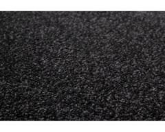 Vopi Kusový koberec Eton čierny kvetina 120x120 kvietok