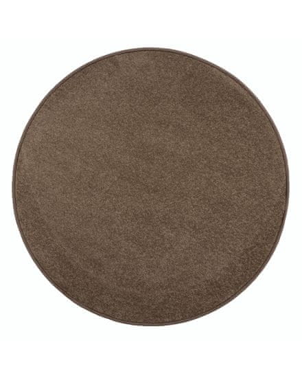 Vopi Kusový koberec Eton hnedý 97 kruh