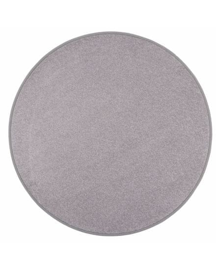 Vopi Kusový koberec Eton sivý 73 kruh