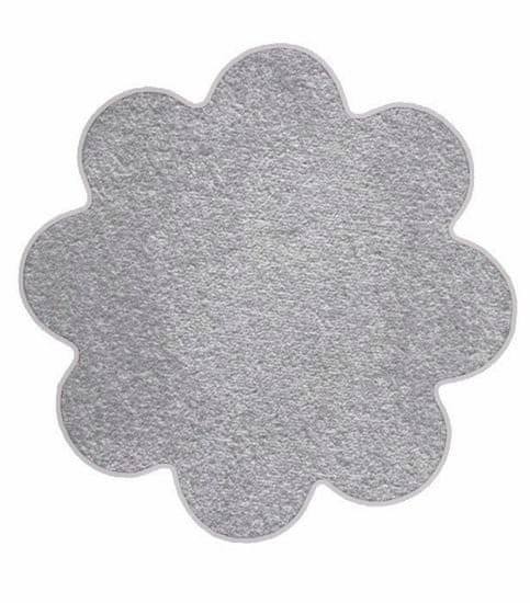 Vopi Kusový koberec Eton sivý kvetina