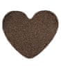 Vopi Kusový koberec Eton hnedý srdce 100x120 srdce