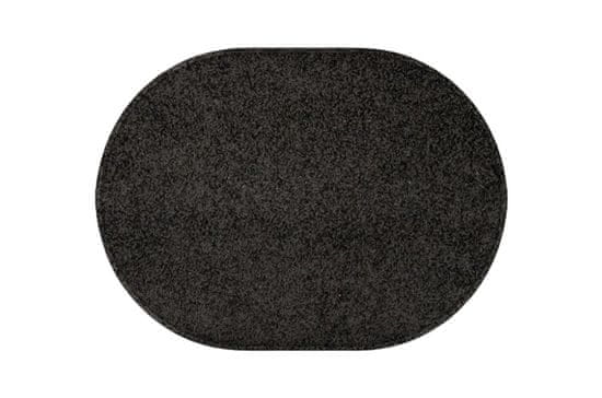 Vopi Kusový koberec Eton čierny ovál