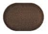 Kusový koberec Eton hnedý ovál 50x80