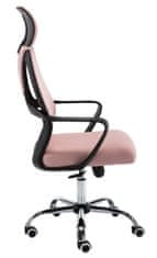 Topeshop Kancelárská židľa NIGEL ružová