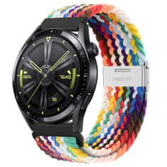 BStrap Elastic Nylon 2 remienok na Samsung Galaxy Watch 42mm, rainbow