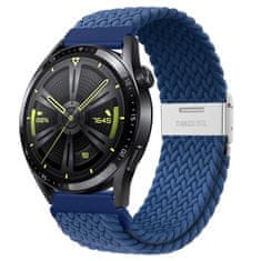 BStrap Elastic Nylon 2 remienok na Huawei Watch GT2 42mm, cold blue