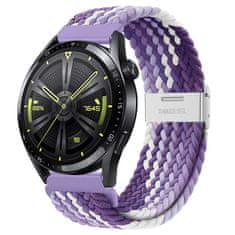 BStrap Elastic Nylon 2 remienok na Samsung Galaxy Watch 3 41mm, grape