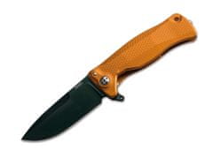 LionSteel 01LS111 SR-11 Aluminium Orange Black vreckový nôž 9,4 cm, oranžová, hliník, rozbíjač skla