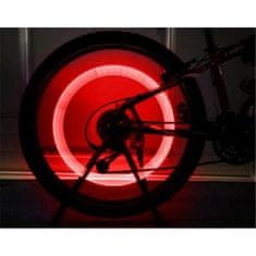 Solex Svietidlo na bicykel led na kolesá RGB WL29