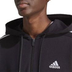 Adidas Mikina čierna 188 - 193 cm/XXL Essentials French Terry 3-Stripes