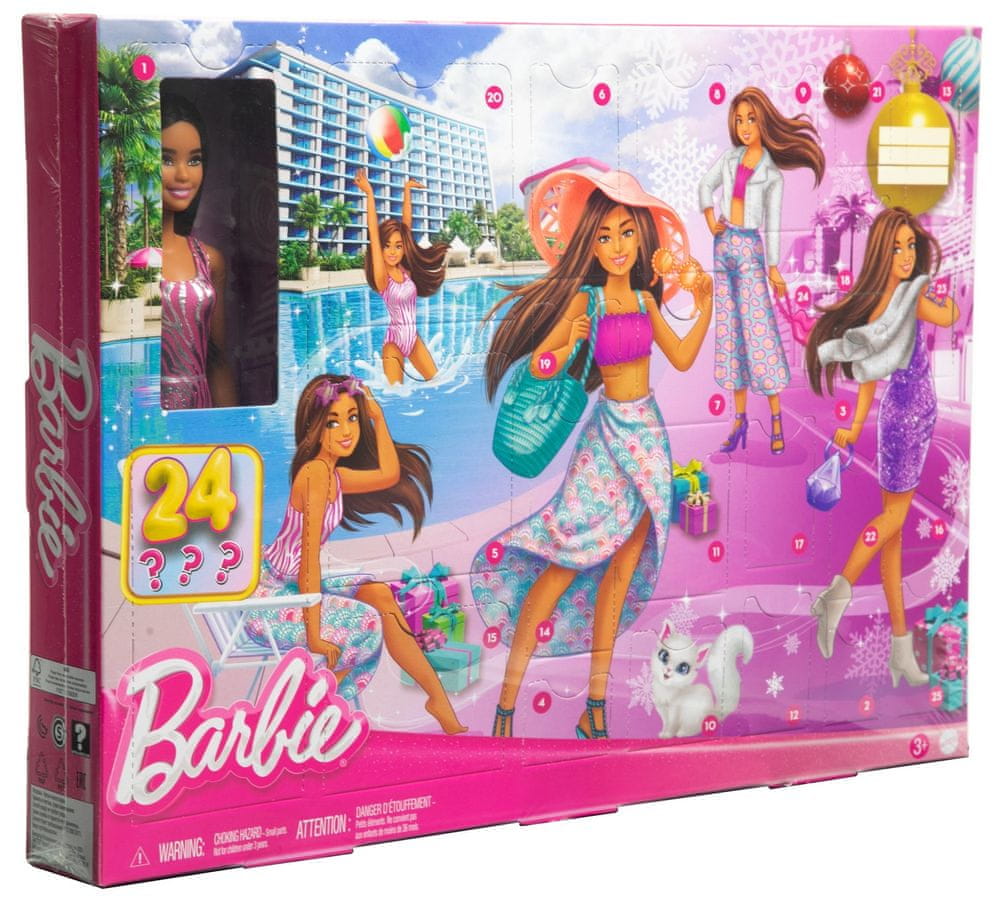 Mattel Barbie Módny adventný kalendár 2023 HKB09