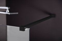 POLYSAN MODULAR SHOWER BLACK jednodielna zástena pevná na inštaláciu na stenu, 1100 mm MS1-110B - Polysan