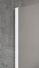Gelco VARIO WHITE jednodielna sprchová zástena k stene, dymové sklo, 1400 mm GX1314GX1015 - Gelco