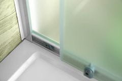 AQUALINE AMADEO posuvné sprchové dvere 1000 mm, sklo BRICK BTS100 - Aqualine