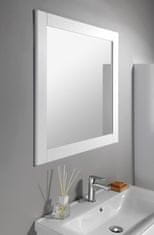 AQUALINE FAVOLO zrkadlo v ráme 80x80cm, biela mat FV080 - Aqualine