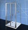 EASY LINE trojstenný sprch. kút 800x1000mm, sklad.dvere, L/P, číre sklo EL1980EL3415EL3415 - Gelco