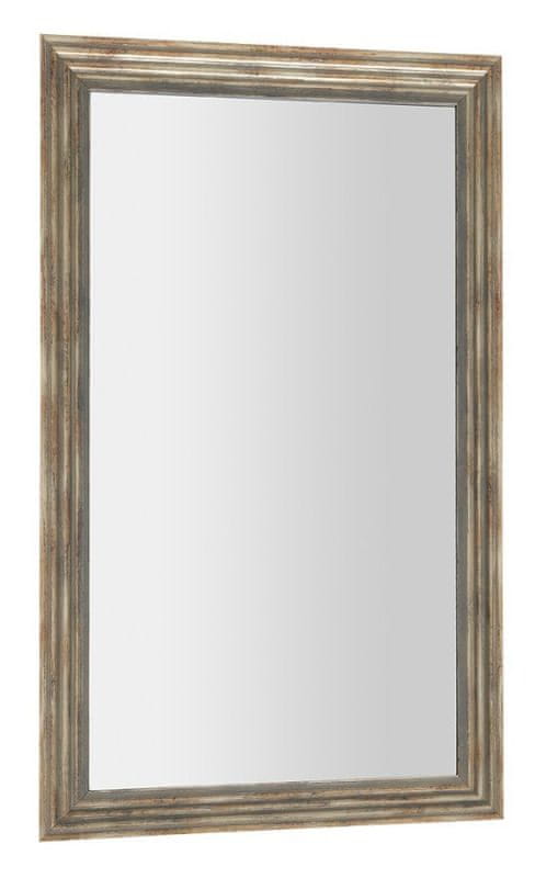 SAPHO DEGAS zrkadlo v drevenom ráme 616x1016mm, čierna/starobronz NL731 - Sapho