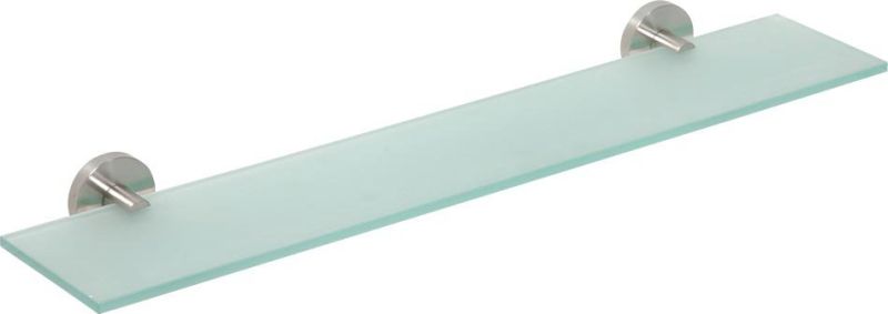 SAPHO X-STEEL sklenená polička 600mm, brúsená nerez (104102045) XS601 - Sapho