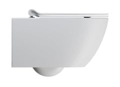 Gsi PURA závesná WC misa, Swirlflush, 55x36 cm, biela dual-mat 881509 - GSI