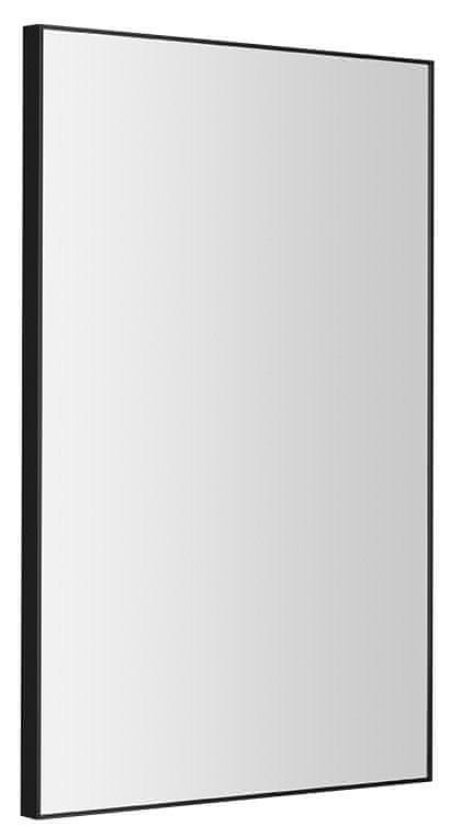 SAPHO AROWANA zrkadlo v ráme 500x800mm, čierna mat AWB5080 - Sapho