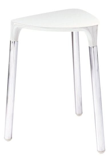 SAPHO YANNIS kúpeľňová stolička 37x43,5x32,3 cm, biela 217202 - Sapho
