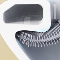 AQUALINE WC silikónová štetka nástenná/na postavenie, biela TF010 - Aqualine