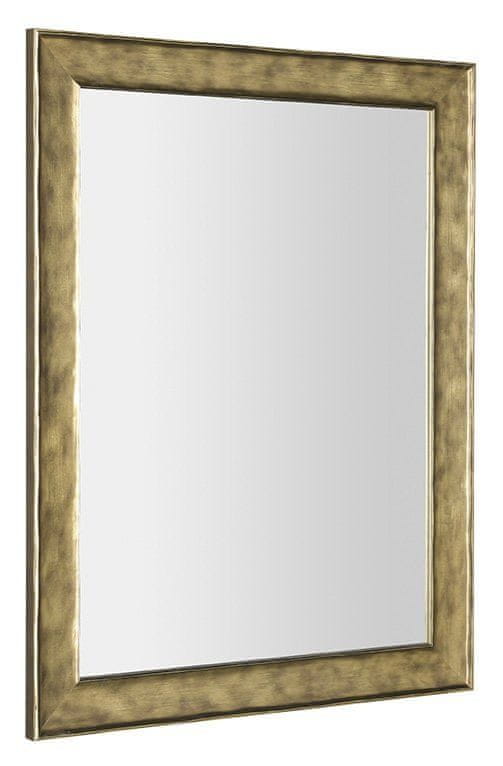 SAPHO BERGARA zrkadlo v drevenom ráme 742x942mm, zlatá NL527 - Sapho