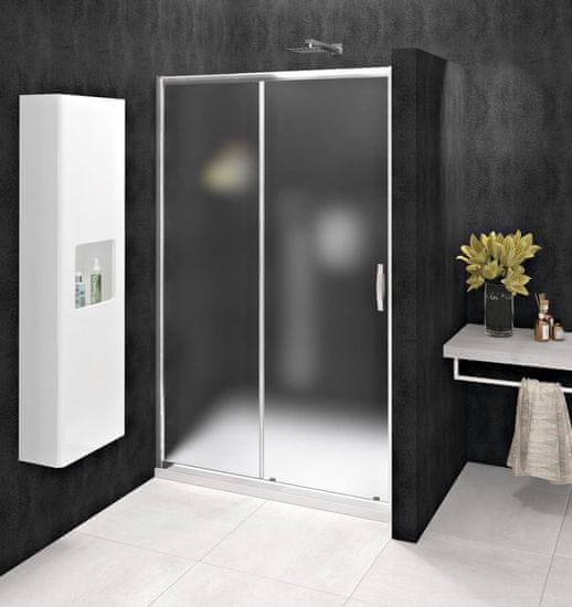 Gelco SIGMA SIMPLY sprchové dvere posuvné 1100 mm, sklo Brick GS4211 - Gelco
