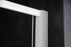 AQUALINE AMICO sprchové dvere výklopné 820-1000x1850 mm, číre sklo G80 - Aqualine