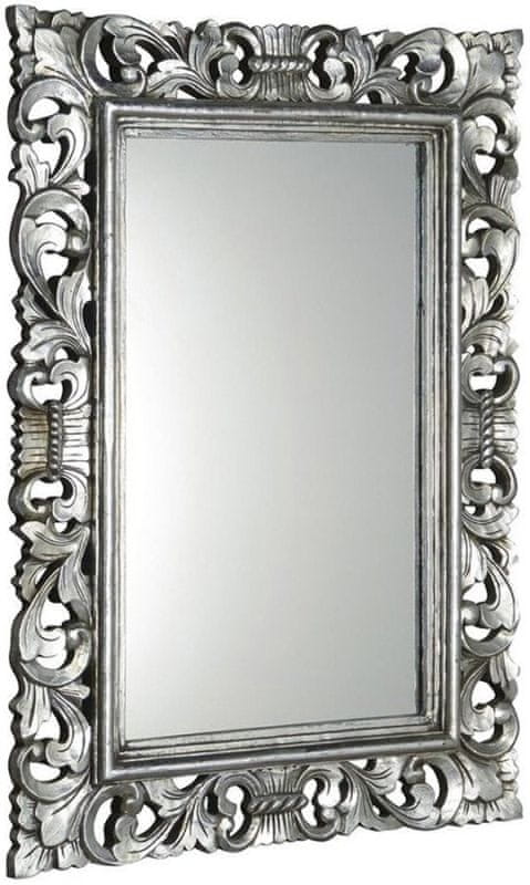 SAPHO SCULE zrkadlo v ráme, 80x120cm, strieborná IN308 - Sapho