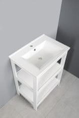 AQUALINE ETIDE policová umývadlová skrinka 61,5x85x44 cm, biela mat ET610 - Aqualine