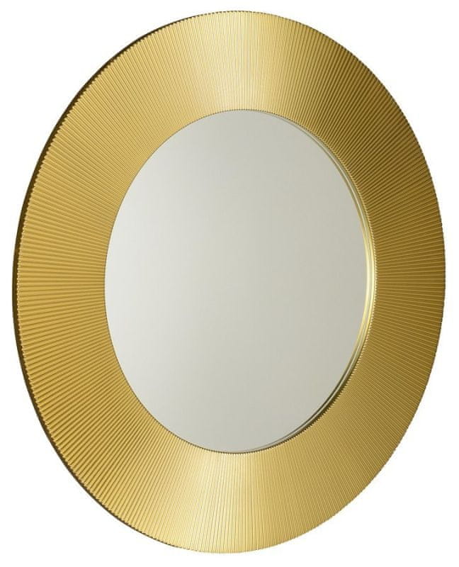 SAPHO SUNBEAM okrúhle zrkadlo v ráme, pr.90cm, zlatá SB900 - Sapho