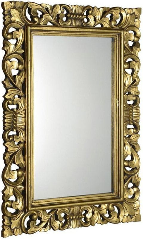 SAPHO SCULE zrkadlo v ráme, 80x120cm, zlatá IN316 - Sapho