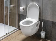 AQUALINE DONA WC sedátko polypropylén, soft close, biela FD121 - Aqualine