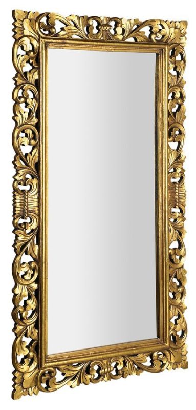 SAPHO SCULE zrkadlo v ráme, 80x150cm, zlatá IN338 - Sapho