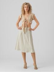 Vero Moda Dámska sukňa VMJESMILO 10279699 Silver Lining (Veľkosť XS)