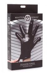 Master Series Rukavice Master Series Pleasure Poker (1 ks), gumová stimulačná rukavice