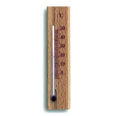 STREFA Izbový teplomer drevený 15 cm
