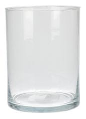 MAT váza dekoračná čaša pr.15x20cm skl.