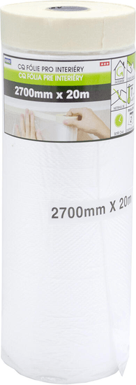 Mako páska krycia interiérová 270cmx20m samolepiaca sa zakrývacia fólia