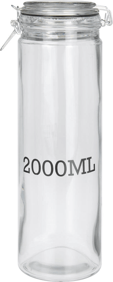 Edm Dóza hermetická 2000ml skl. s patentným uzáverom, potlač