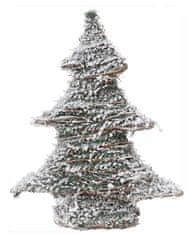 STREFA Vianočná dekorácia Stromček so snehom40cm, 30LED s časovačom