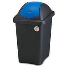 STREFA Odpadkový kôš MULTIPAT 30 l, plastový, modré veko