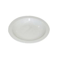 STREFA Hlboký tanier 23 cm biely plast