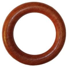 STREFA Drevený krúžok s háčikom, čerešňová farba (10ks)