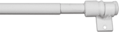 STREFA Vitrínová tyč CAFE teleskopická 120-225 cm kovová BIELA
